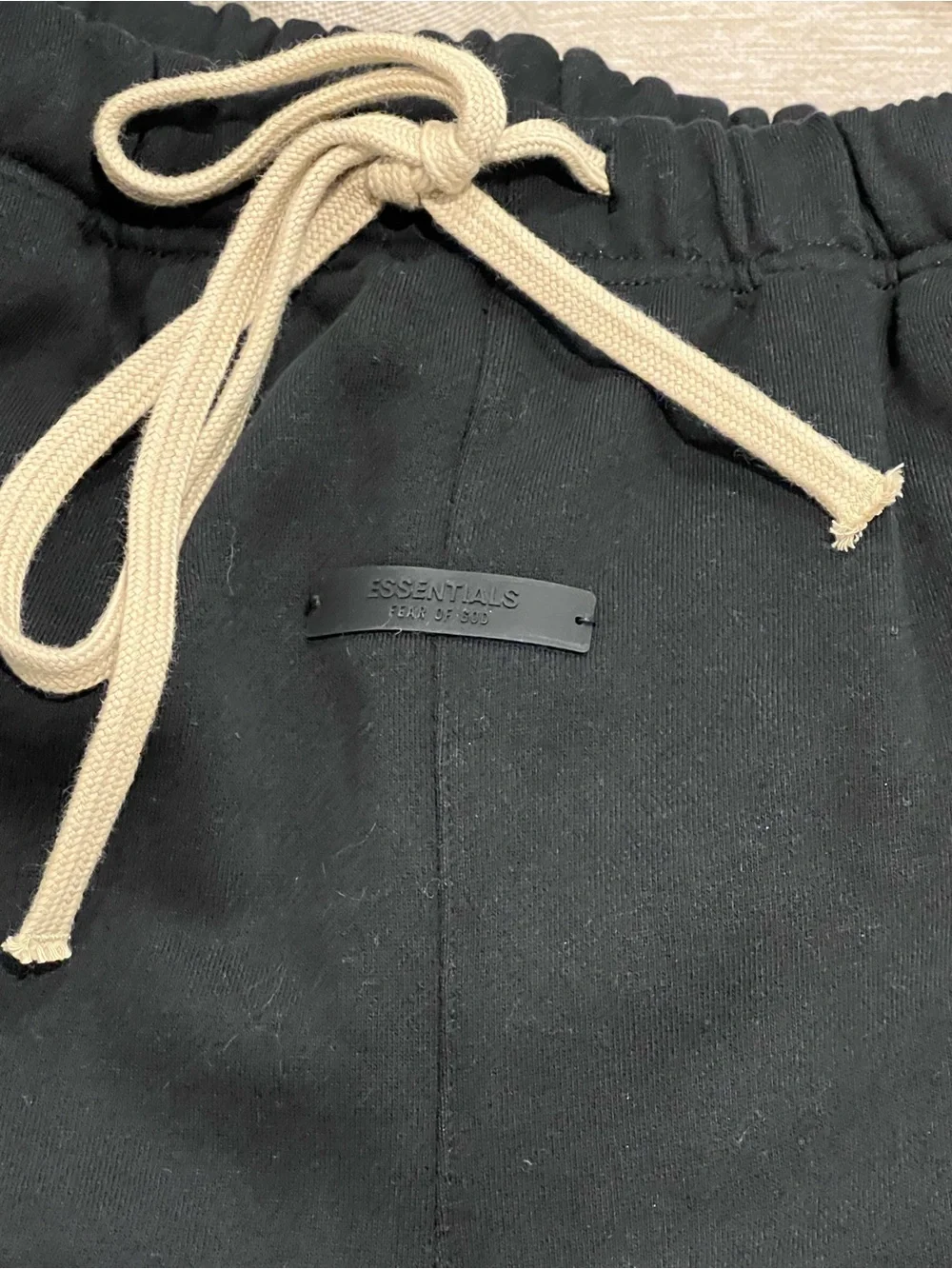 NWT ESSENTIALS Fear of God Black Jogger Sweatpants